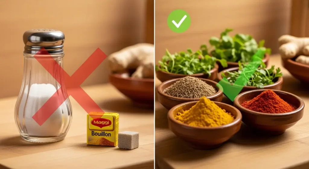 Épices marocaines naturelles recommandées en remplacement du sel pour les patients souffrant d'insuffisance rénale chronique